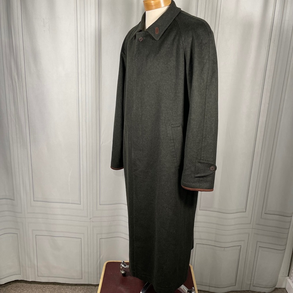 Schneiders Salzburg "Michael" Wool‎ Alpaca Jacket•Leather Trim•Loden Green•US 42 - Picture 7 of 15